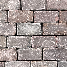 Oud gebakken Klinkerkei KKGR rood-bruin (op pallet)